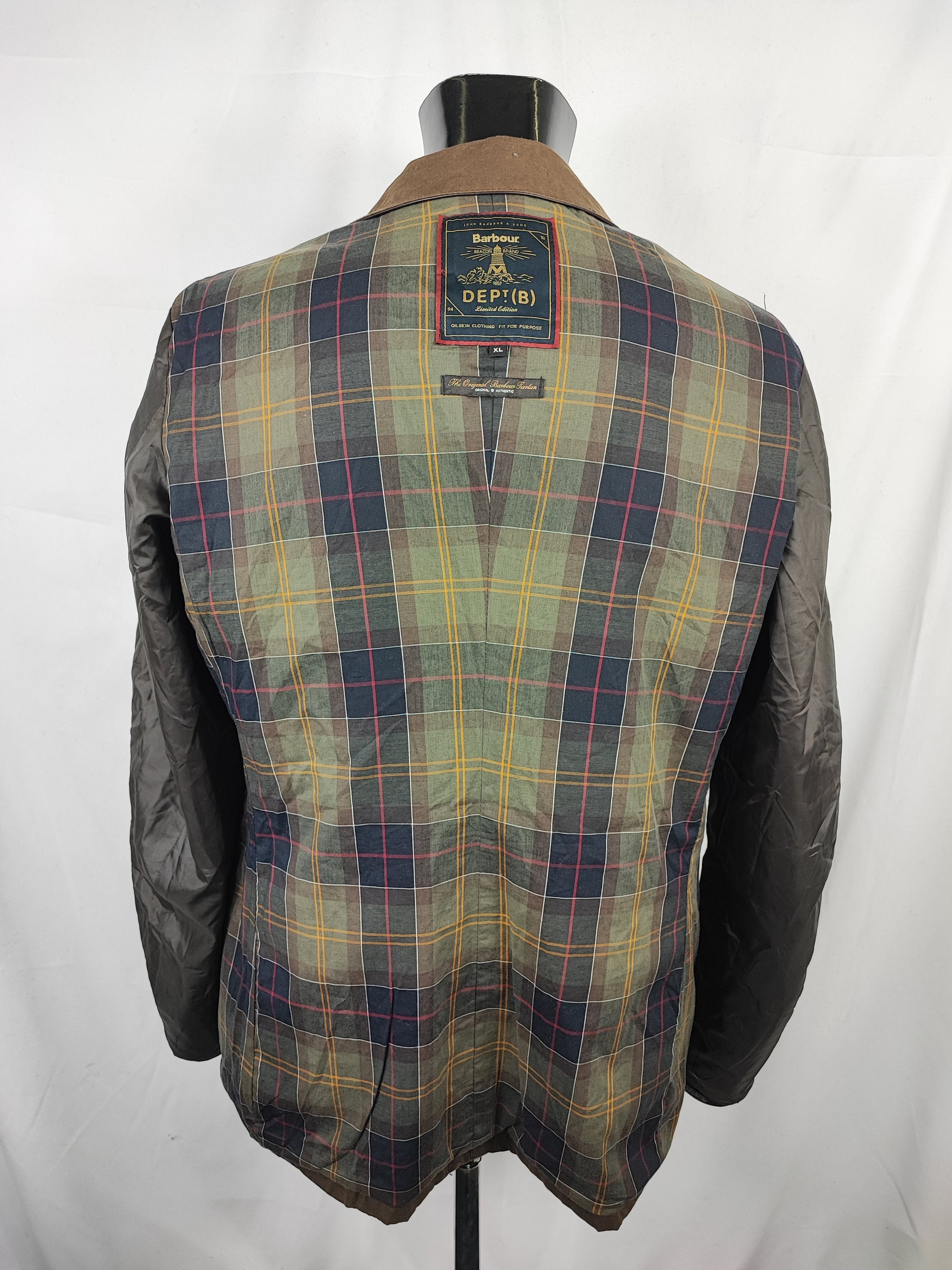 Barbour Beacon Dept B Sports Jacket verde Xlarge- Man Olive Dept B Sports Jacket Size  Xlarge - Shop In London