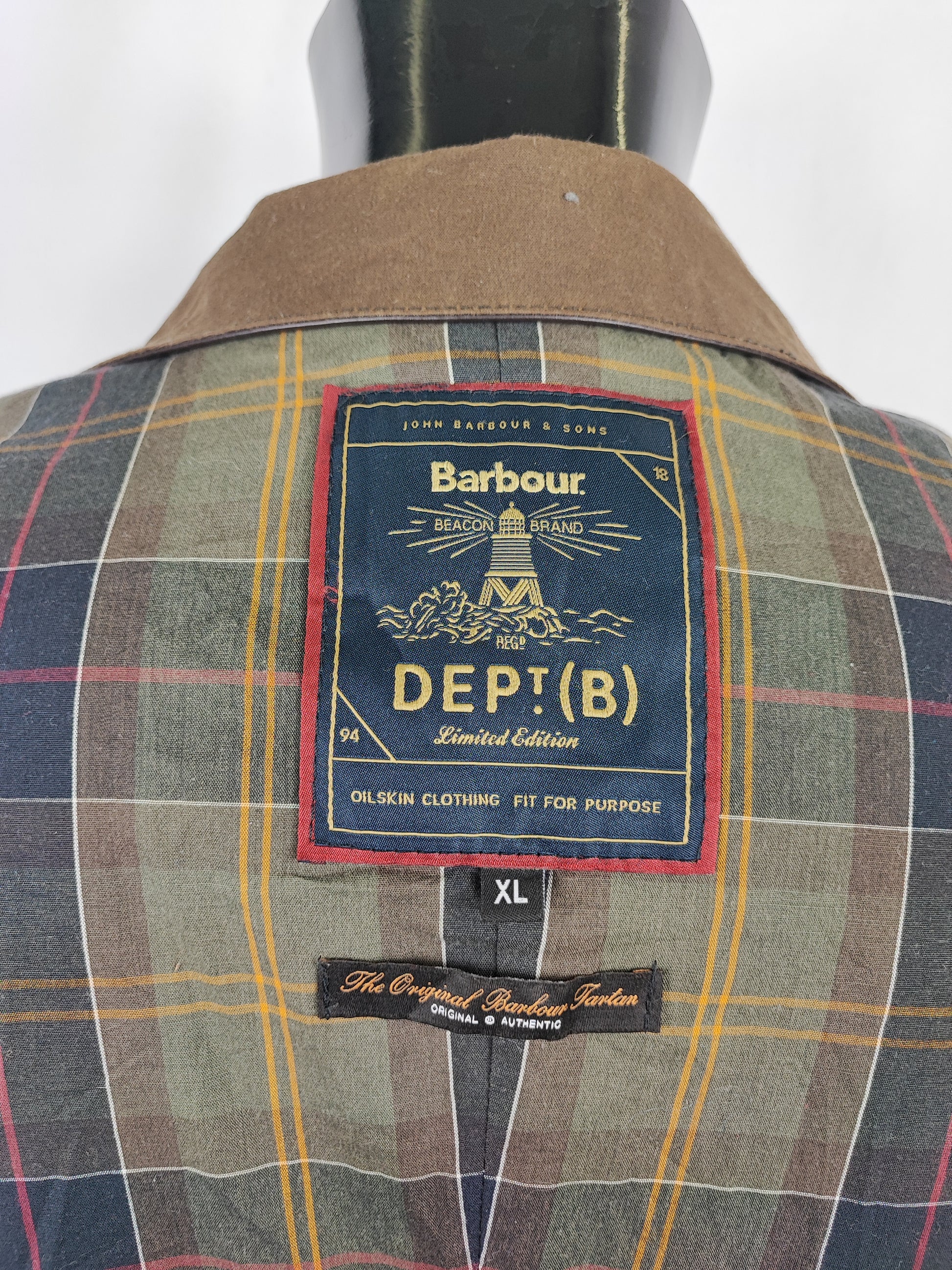 Barbour Beacon Dept B Sports Jacket verde Xlarge- Man Olive Dept B Sports Jacket Size  Xlarge - Shop In London