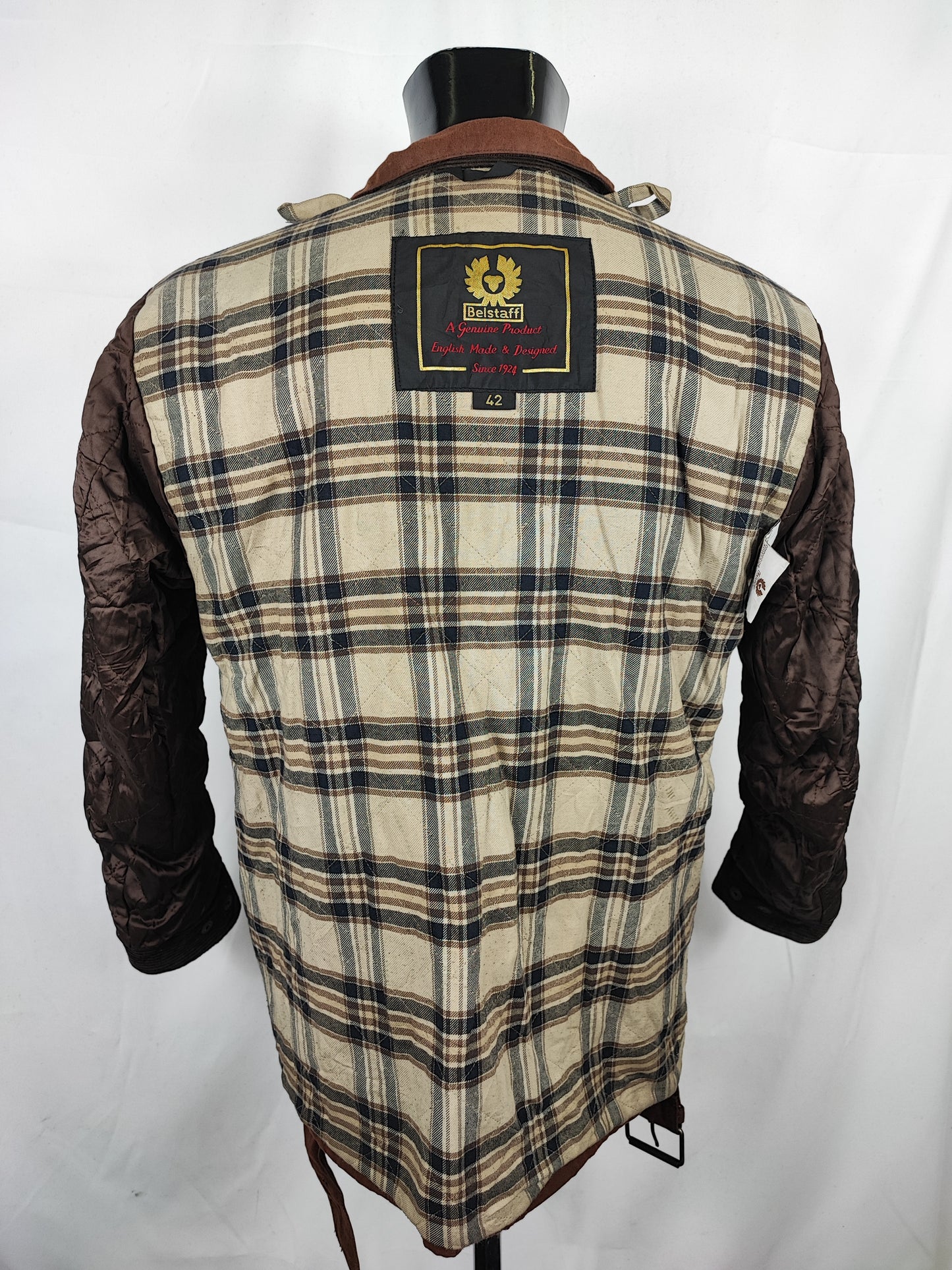 Giacca Belstaff Donna Marrone cerata Tg. 42 Lady Brown waxed Jacket Size Medium - Shop In London