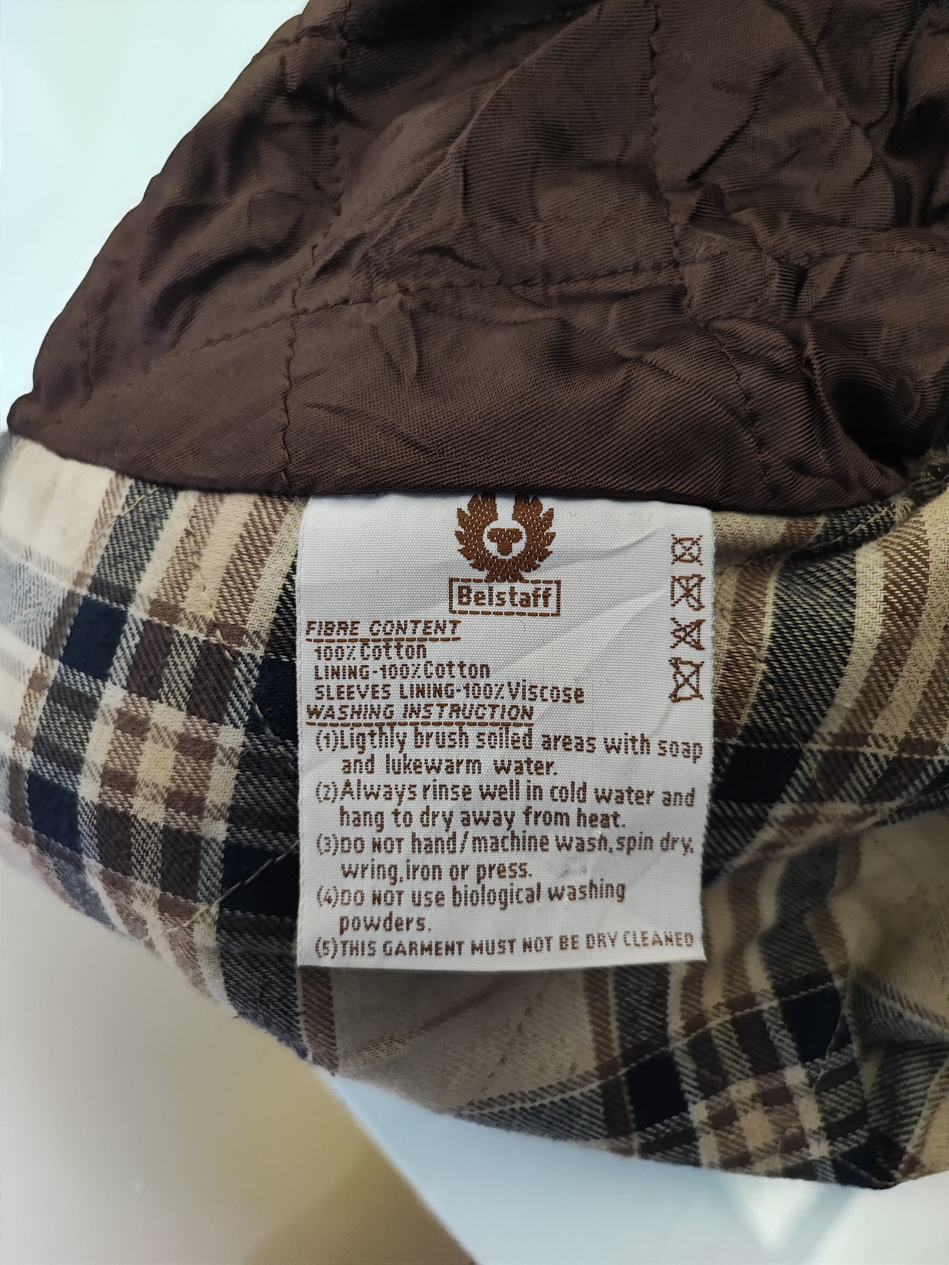 Giacca Belstaff Donna Marrone cerata Tg. 42 Lady Brown waxed Jacket Size Medium - Shop In London