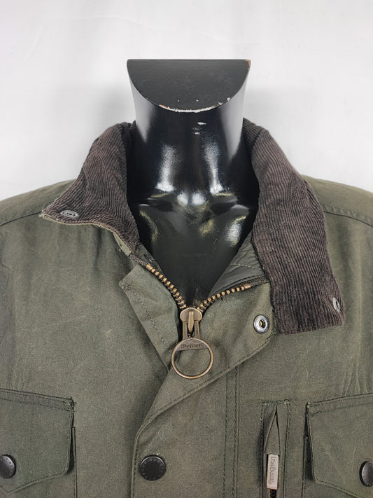 Barbour Giacca da uomo Sapper verde XL Man Wax Green Sapper Jacket Size XLarge