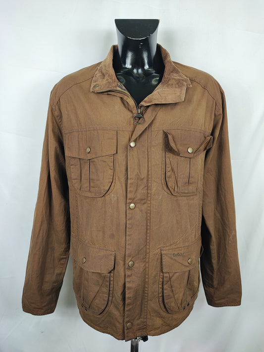 Barbour Giacca Uomo Flyweight Wax Utility Beige XLarge- Man Wax Beige Jacket Size XLarge