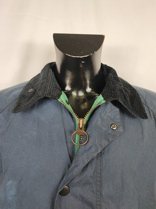 Giacca Barbour Blu Beacon Lingmell Uomo XLarge- Man Blue Lingmell Wax Jacket Size XLarge
