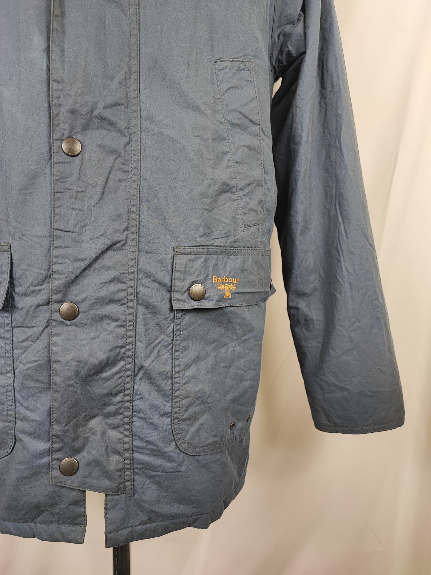 Giacca Barbour Blu Beacon Lingmell Uomo XLarge- Man Blue Lingmell Wax Jacket Size XLarge