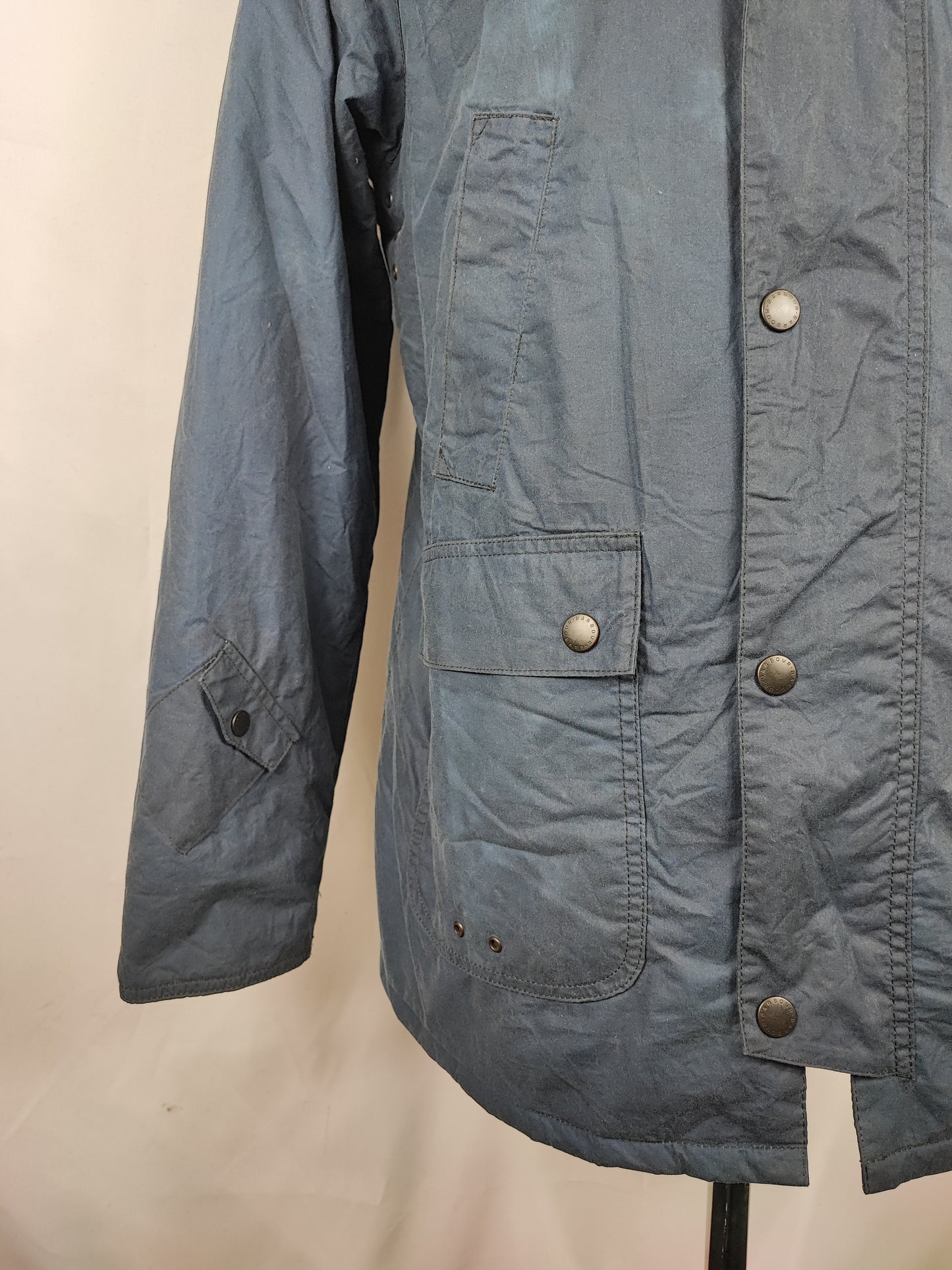 Giacca Barbour Blu Beacon Lingmell Uomo XLarge- Man Blue Lingmell Wax Jacket Size XLarge