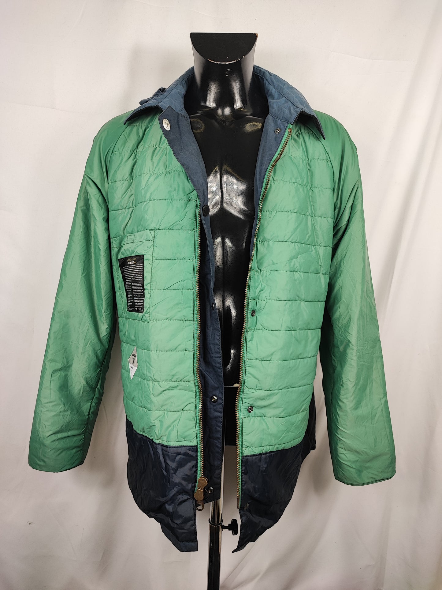 Giacca Barbour Blu Beacon Lingmell Uomo XLarge- Man Blue Lingmell Wax Jacket Size XLarge