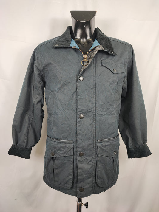 Barbour Giacca uomo Blu Taglia Small  Man Navy Waxed Cole Jacket Size Small