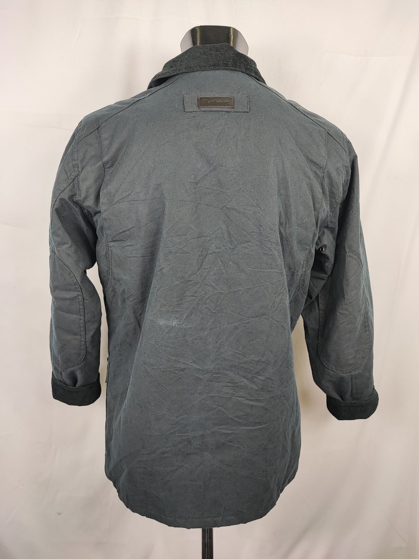 Barbour Giacca uomo Blu Taglia Small  Man Navy Waxed Cole Jacket Size Small