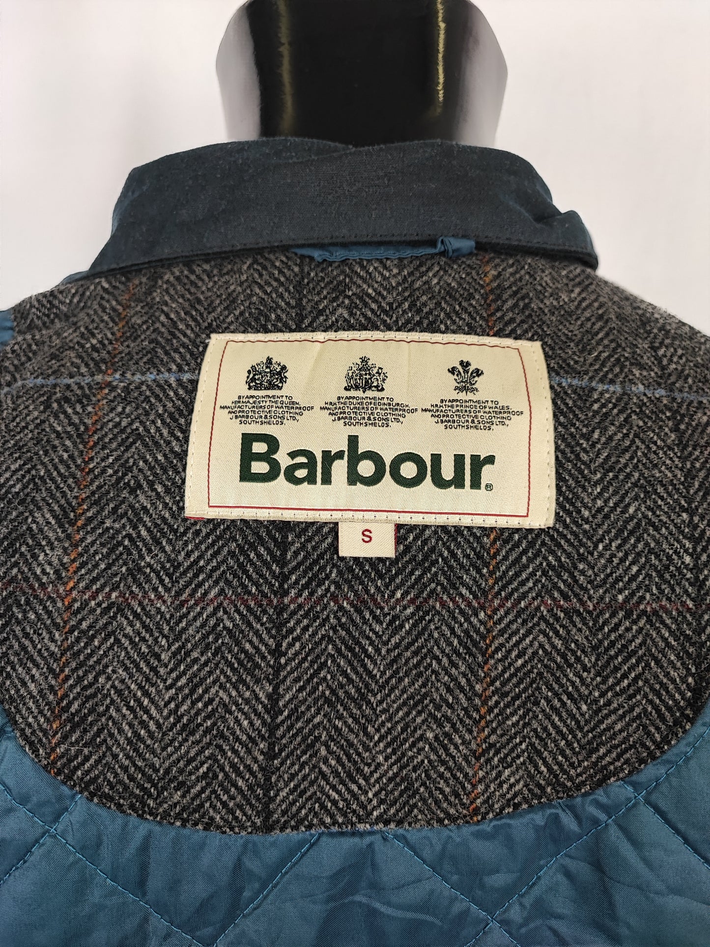 Barbour Giacca uomo Blu Taglia Small  Man Navy Waxed Cole Jacket Size Small
