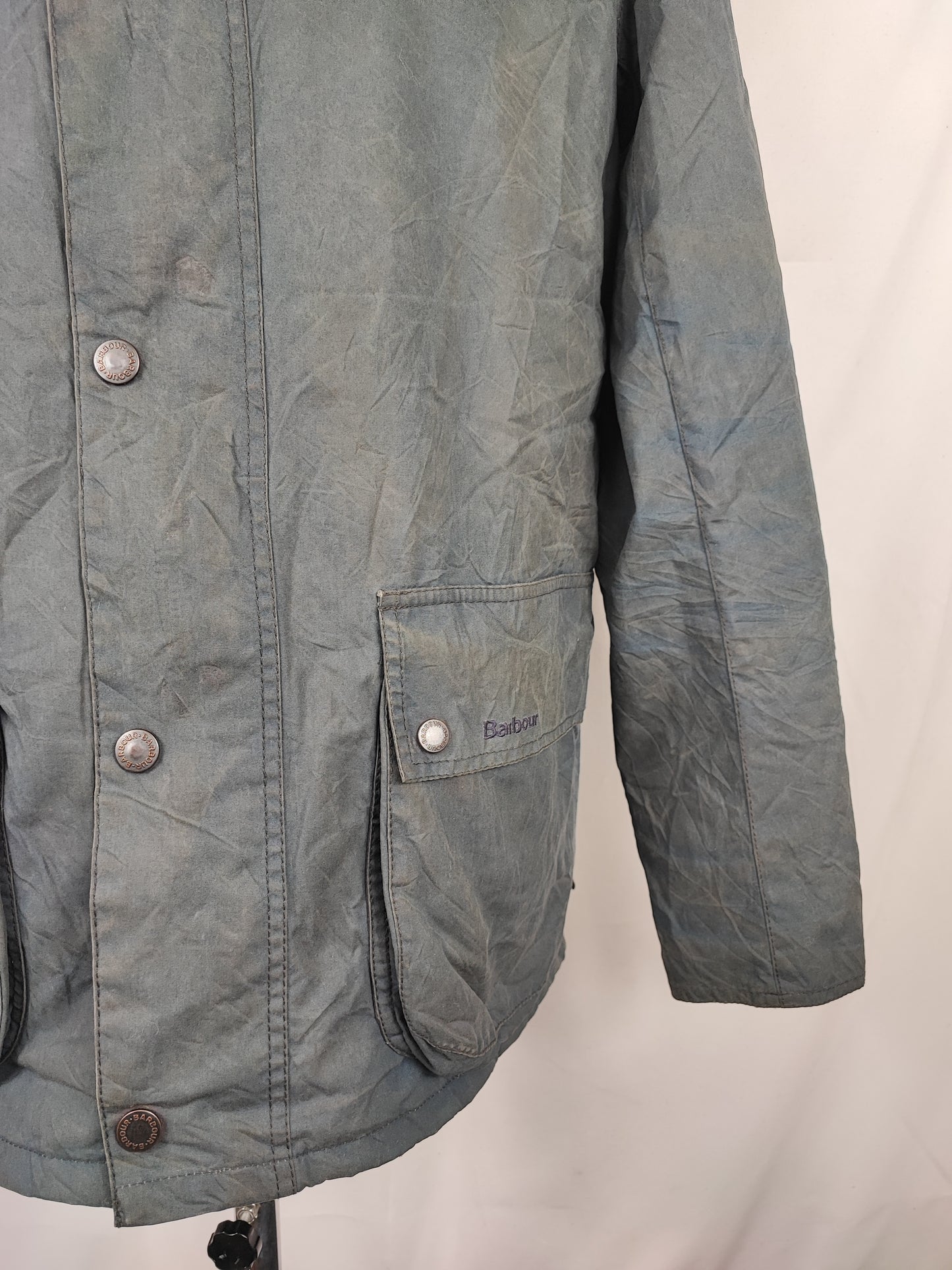 Giacca Barbour Nautical blu uomo Nautical wight XL - Man Navy  Wax Jacket size XLarge