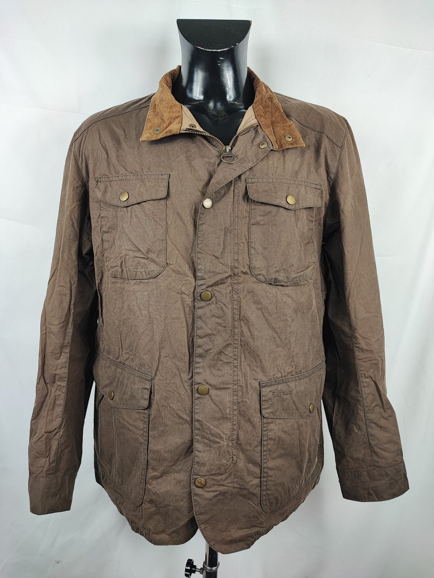 Barbour Giacca uomo Beige scuro Medium Lightweight Ogston - Man Sandstone Lightweight Ogston Size M