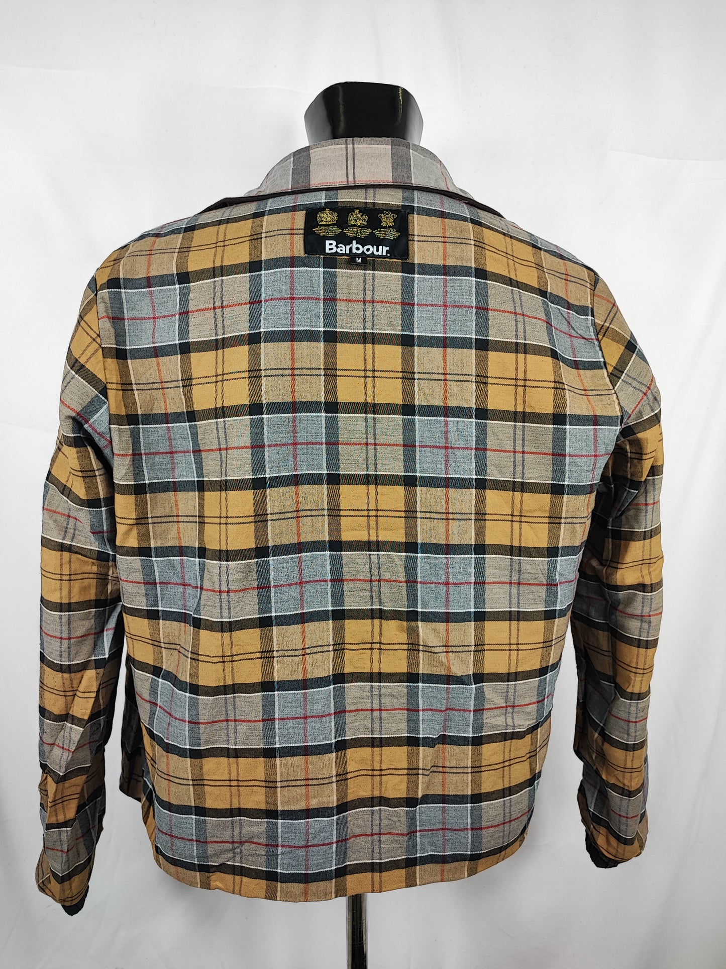 Giacca Barbour da uomo blu cerato Medium-Man Navy Short Wax jacket size M