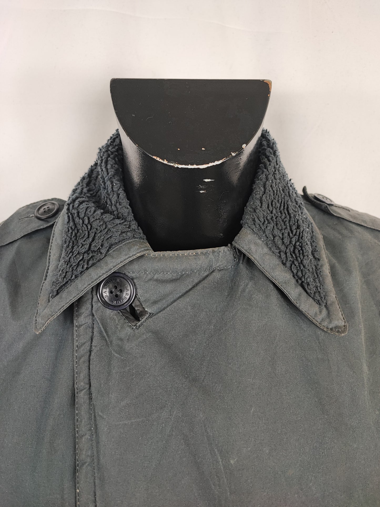 Giacca Barbour da uomo blu invernale Large - Man Navy Wax Jacket size large