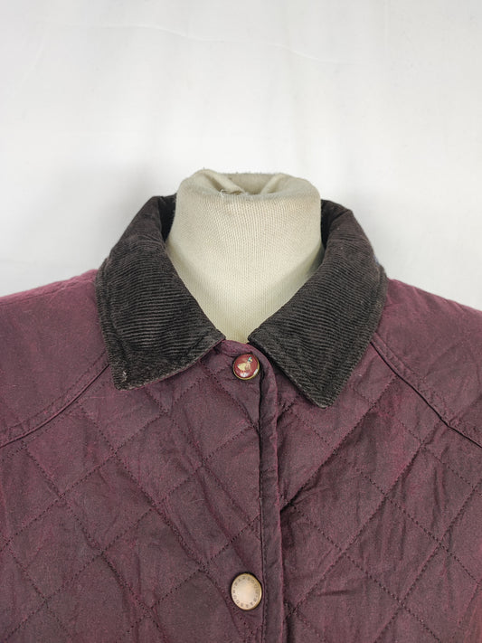 Giacca Barbour da donna Penshaw viola UK12 medium - Purple Penshaw Lady jacket UK12 tg. 42