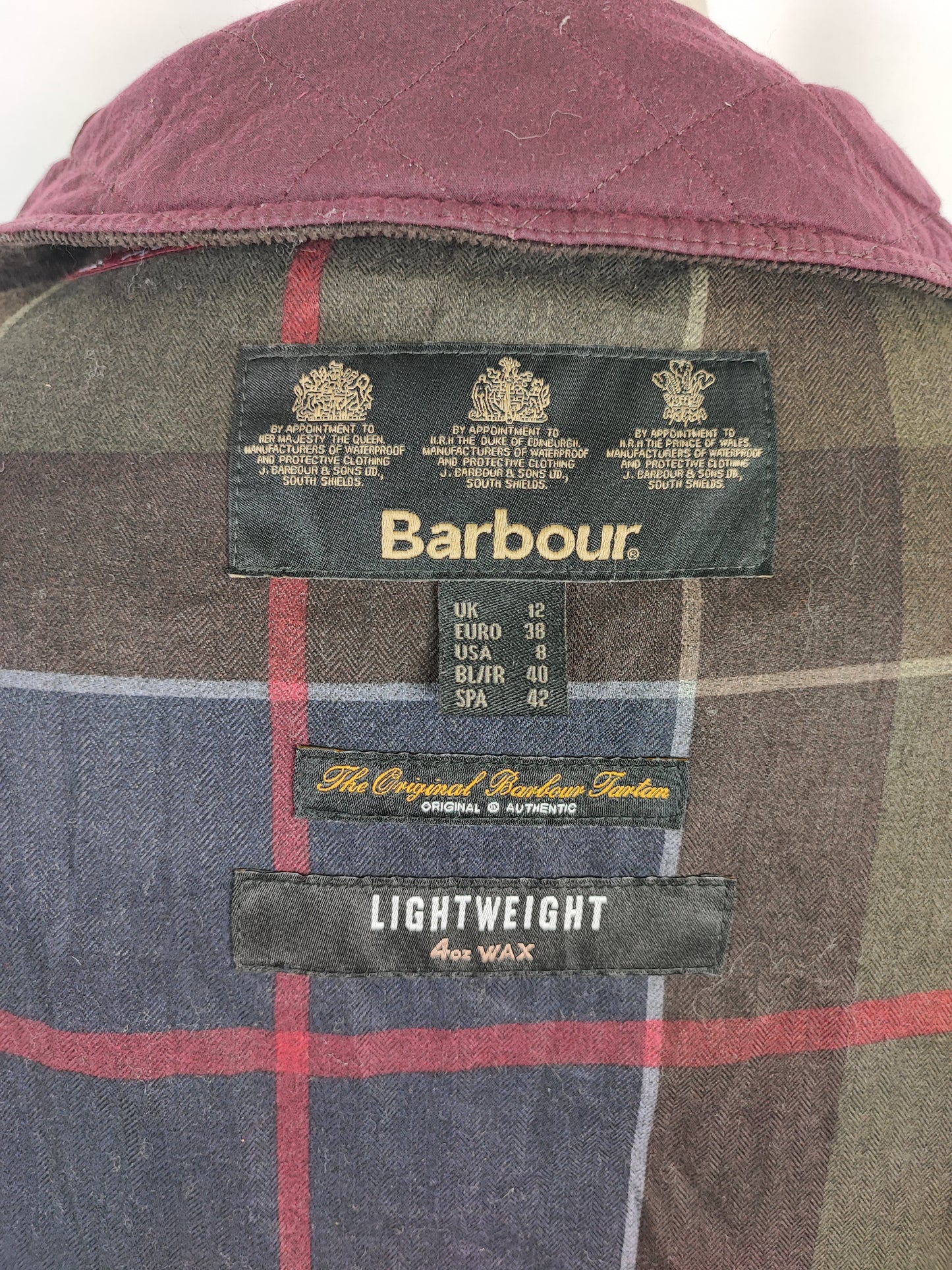 Giacca Barbour da donna Penshaw viola UK12 medium - Purple Penshaw Lady jacket UK12 tg. 42