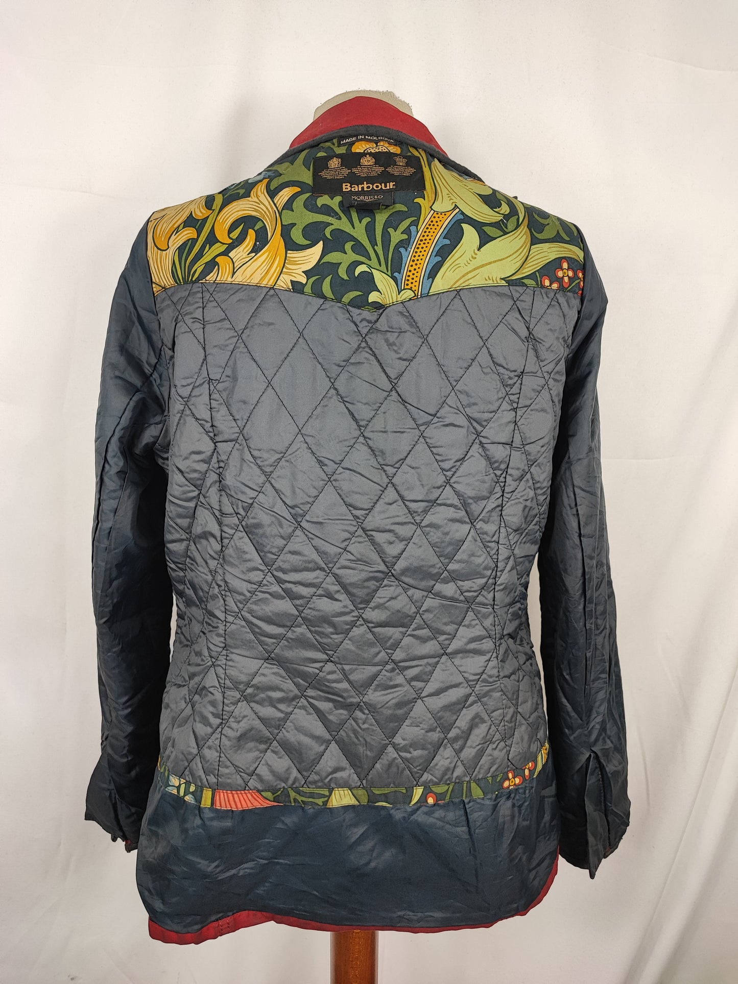 Barbour Giacca corta rossa donna Medium Tg. 44 Morris Red Wax Utility Jacket Size UK14 - Shop In London