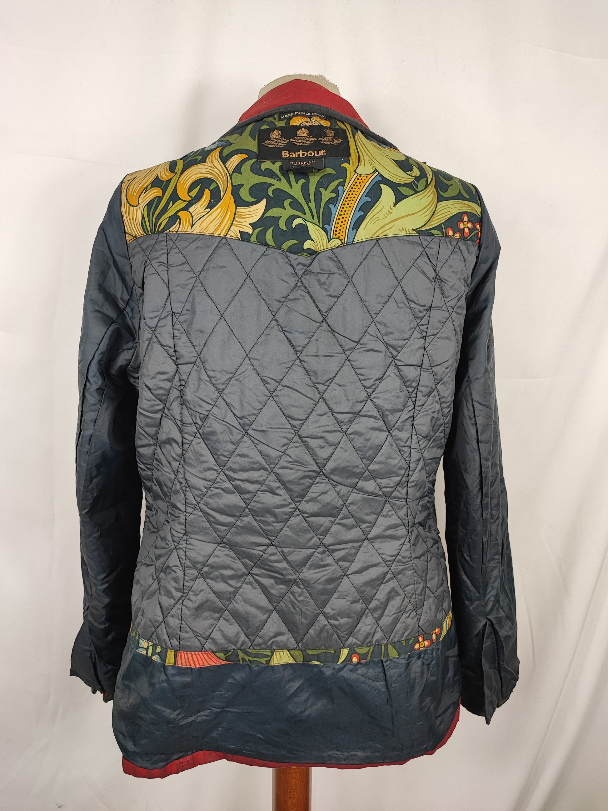 Barbour Giacca corta rossa donna Medium Tg. 44 Morris Red Wax Utility Jacket Size UK14 - Shop In London