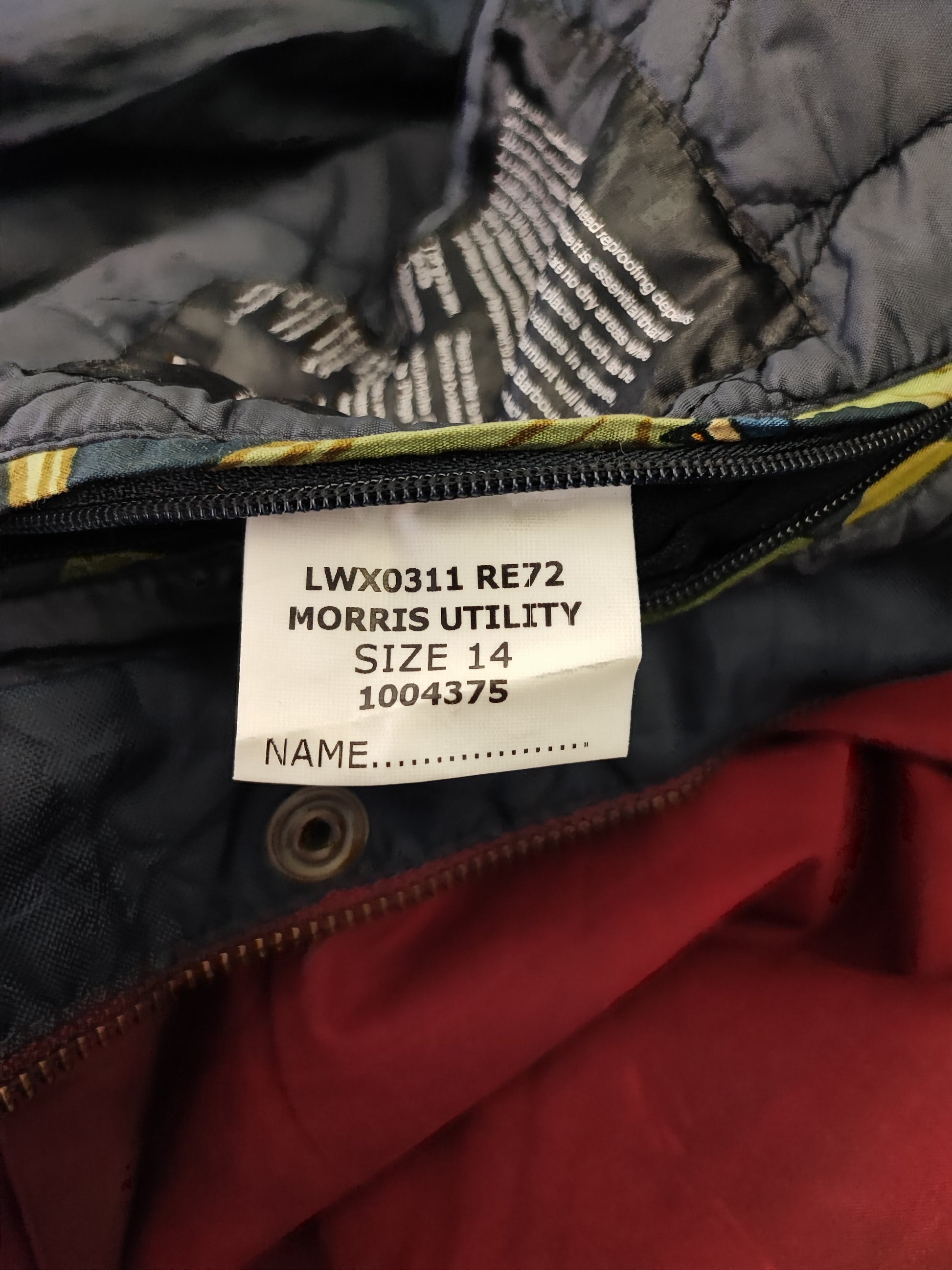 Barbour Giacca corta rossa donna Medium Tg. 44 Morris Red Wax Utility Jacket Size UK14 - Shop In London