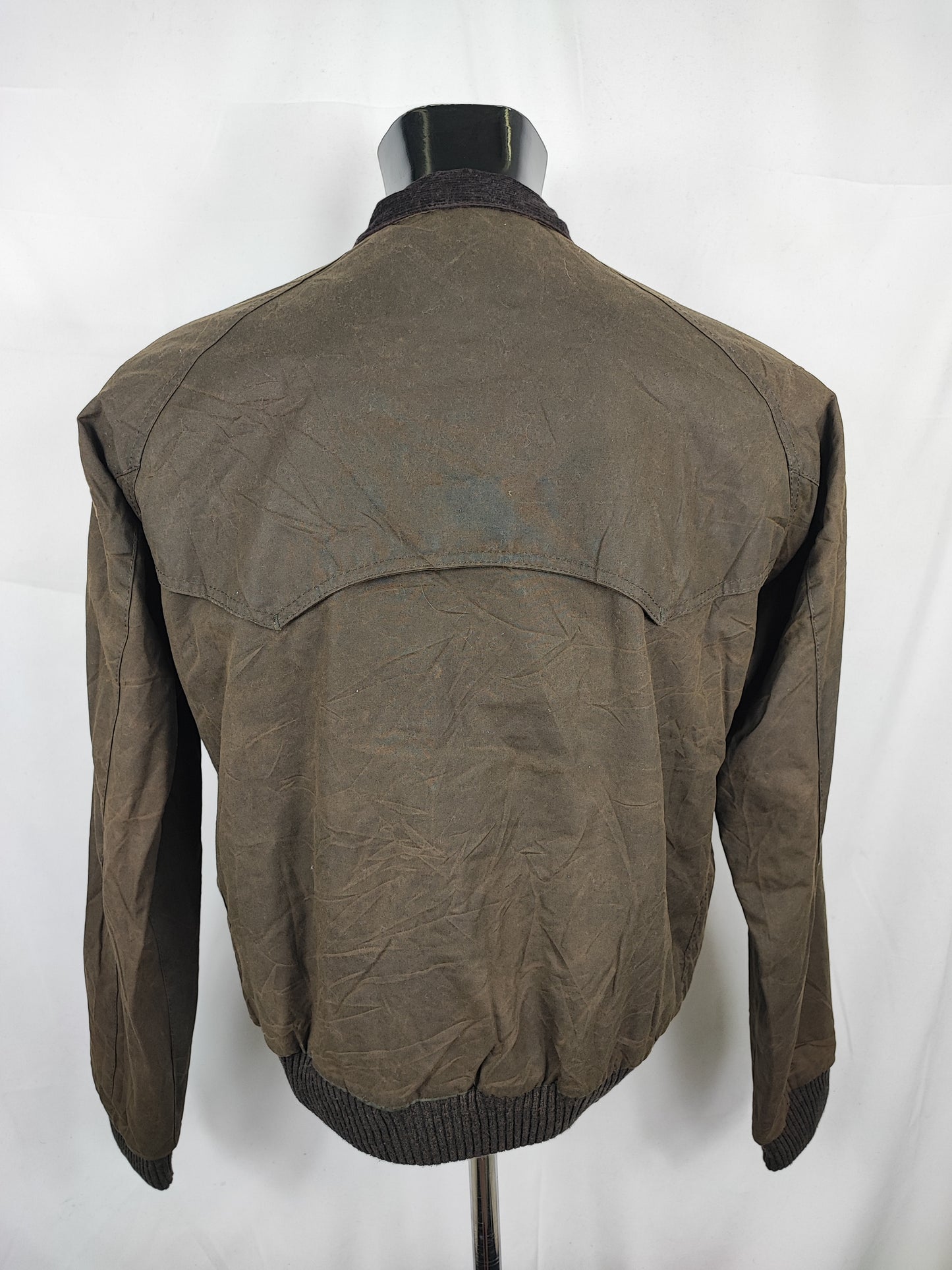 Barbour Merchant Steve Mc Queen Verde Large SLIM FIT- Man Green Steve Mc Queen Size Large