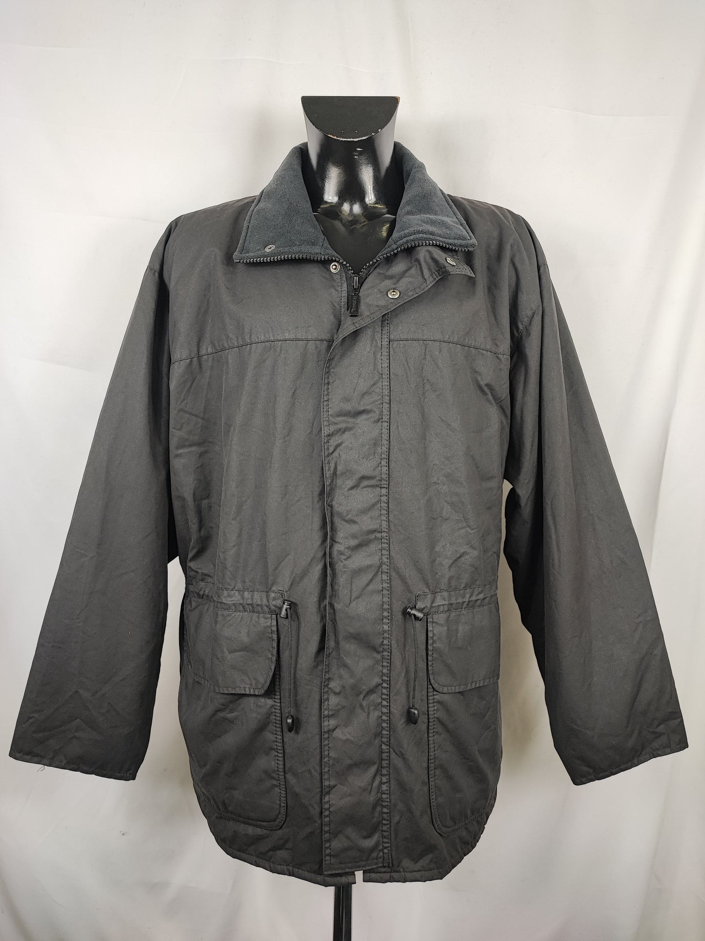 Barbour Giacca da Uomo nera cerata XLarge Man Polarwax Black Jacket Size XL