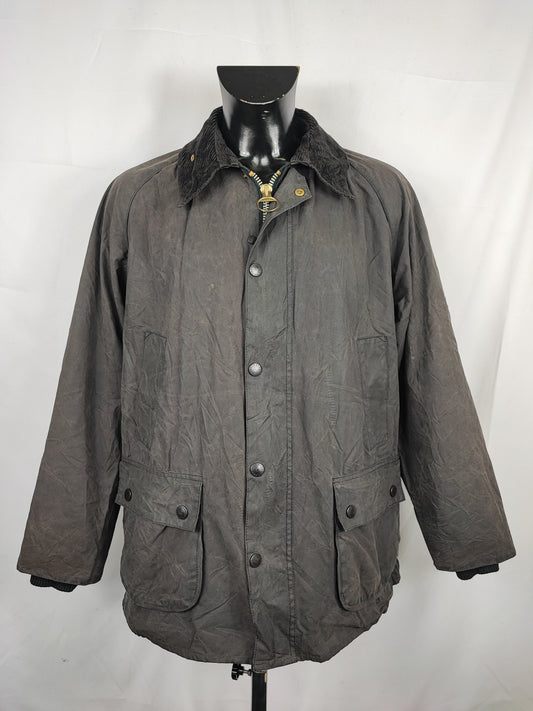 Barbour Bedale Uomo Vintage Nero C44/112 cm Man Bedale waxed Black jacket Size Large
