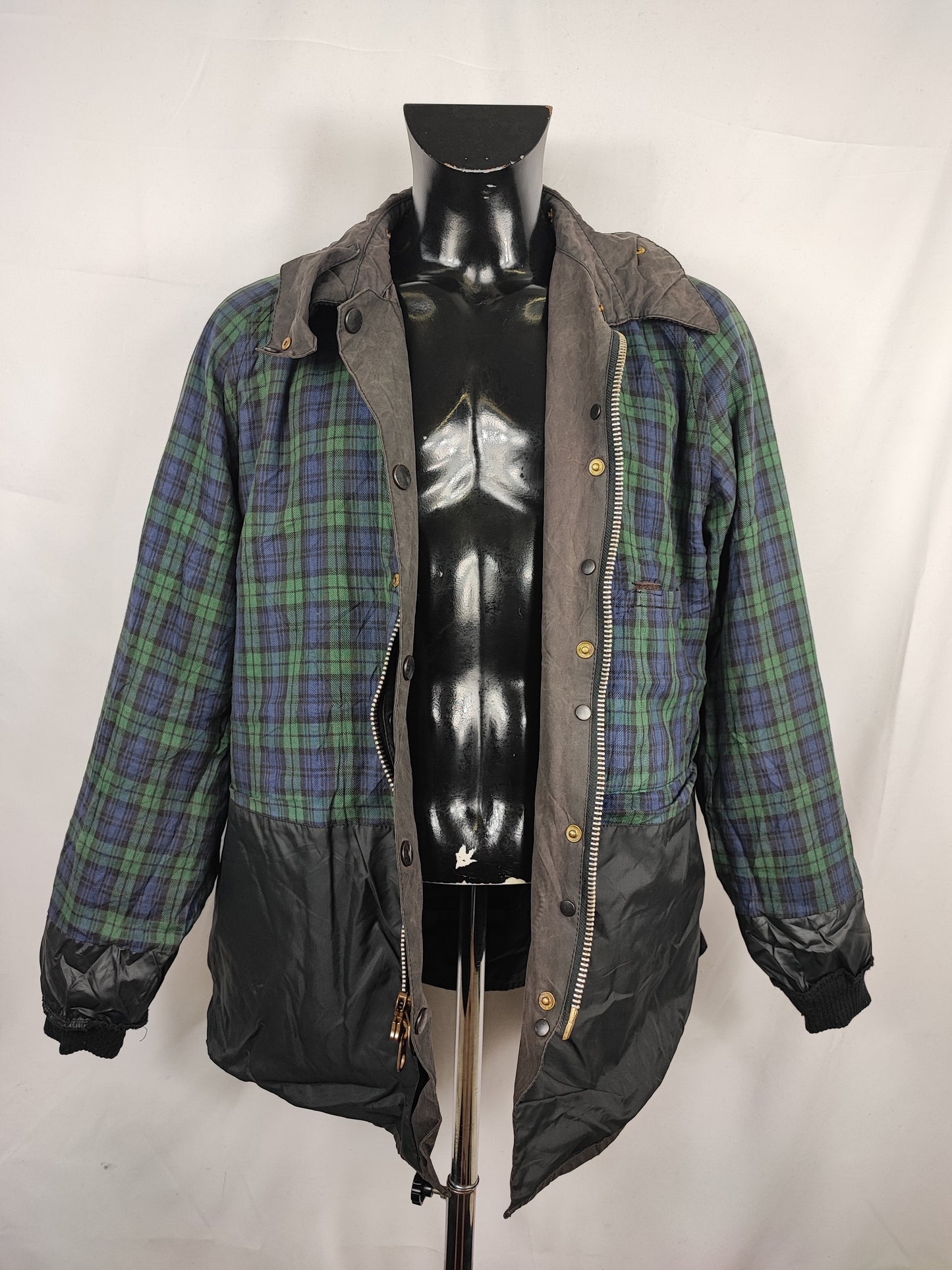 Barbour Bedale Uomo Vintage Nero C44/112 cm Man Bedale waxed Black jacket Size Large