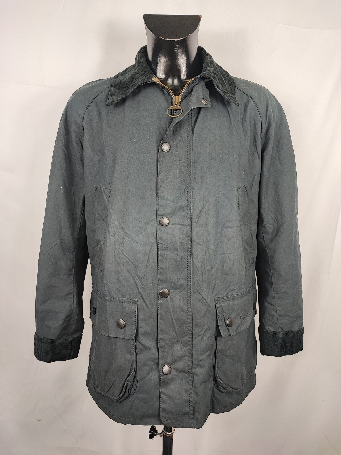 Giacca Barbour cerata Ashby blu Medium -  Man Waxed Navy Ashby Jacket size Medium