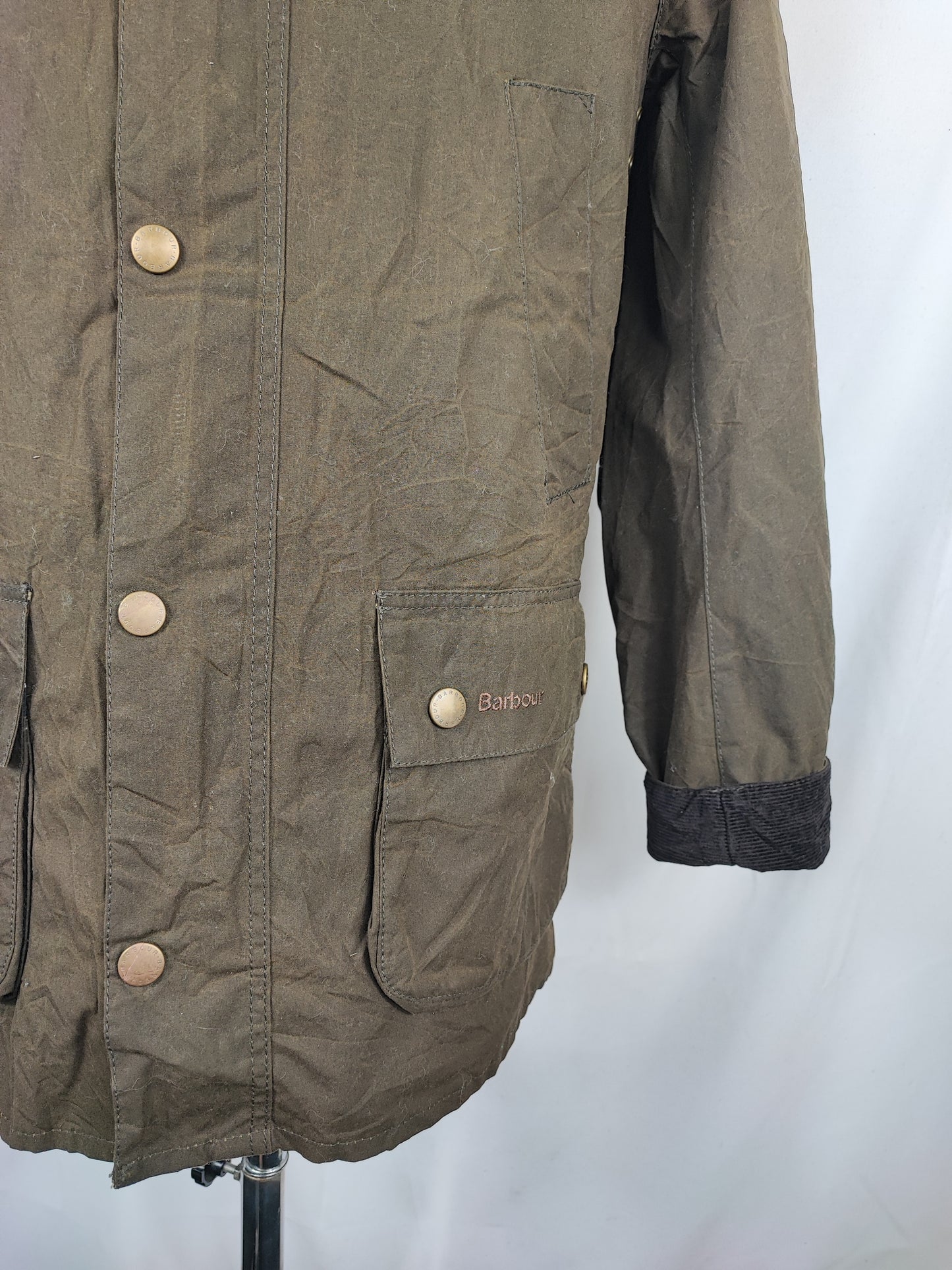 Giacca Barbour cerata Ashby verde XSmall -  Man Waxed Olive Ashby Jacket size XSmall