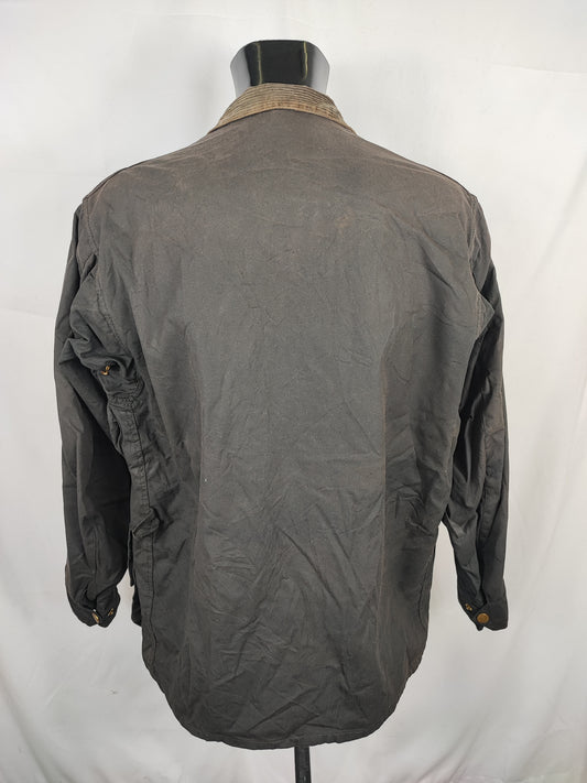 Barbour International nero uomo Large C42/107cm - Black Wax International Jacket C42 Size L