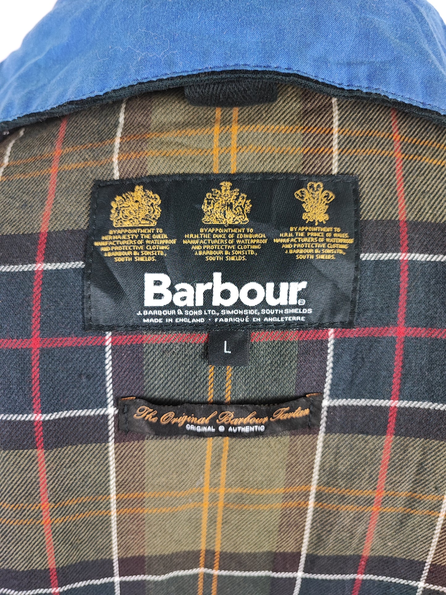 Giacca Barbour SMU Bedale da uomo blu L - Man Wax SMU Blue Bedale size Large