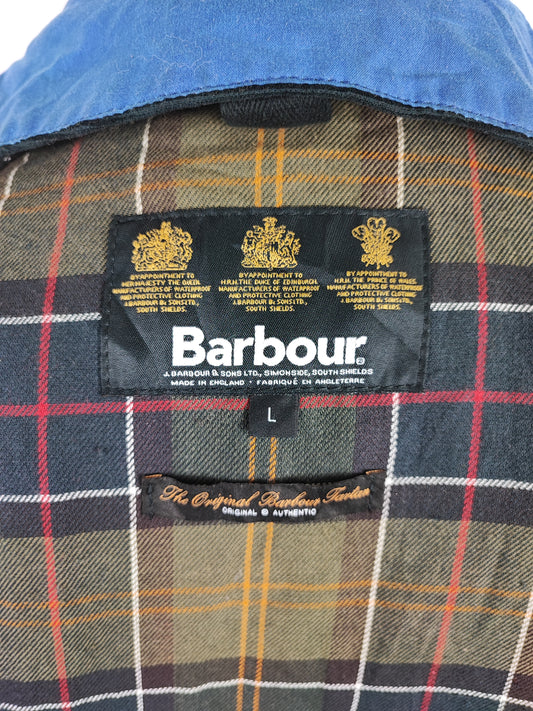 Giacca Barbour SMU Bedale da uomo blu L - Man Wax SMU Blue Bedale size Large