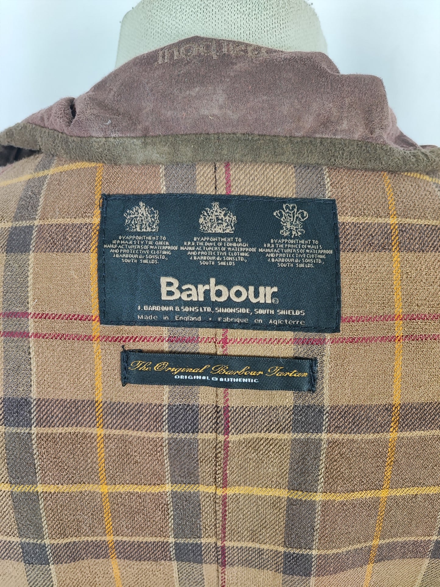Barbour Giacca corta marrone donna Utility Medium 42 Lady Brown Utility wax Jacket uk12