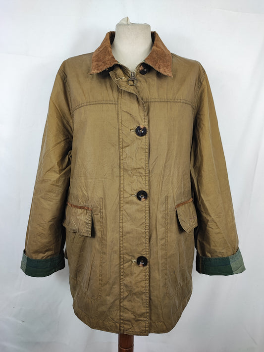 Giacca Barbour Unisex Beige Christie UK18 tg. 46/48 ita Sand Wax Christie jacket size uk18
