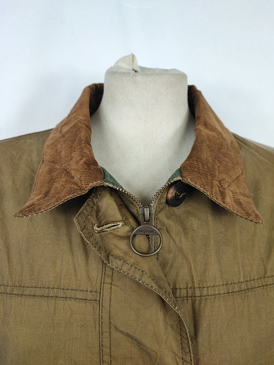 Giacca Barbour Unisex Beige Christie UK18 tg. 46/48 ita Sand Wax Christie jacket size uk18