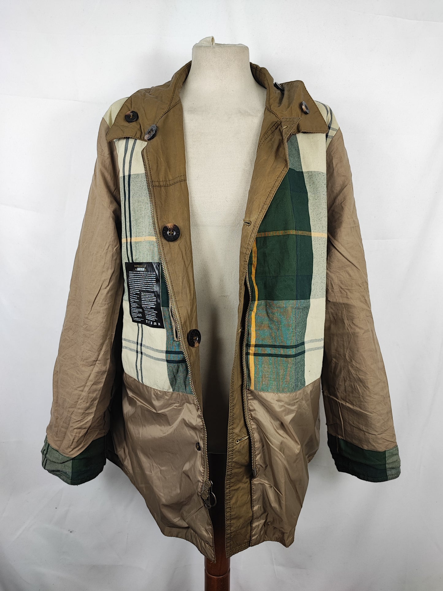 Giacca Barbour Unisex Beige Christie UK18 tg. 46/48 ita Sand Wax Christie jacket size uk18