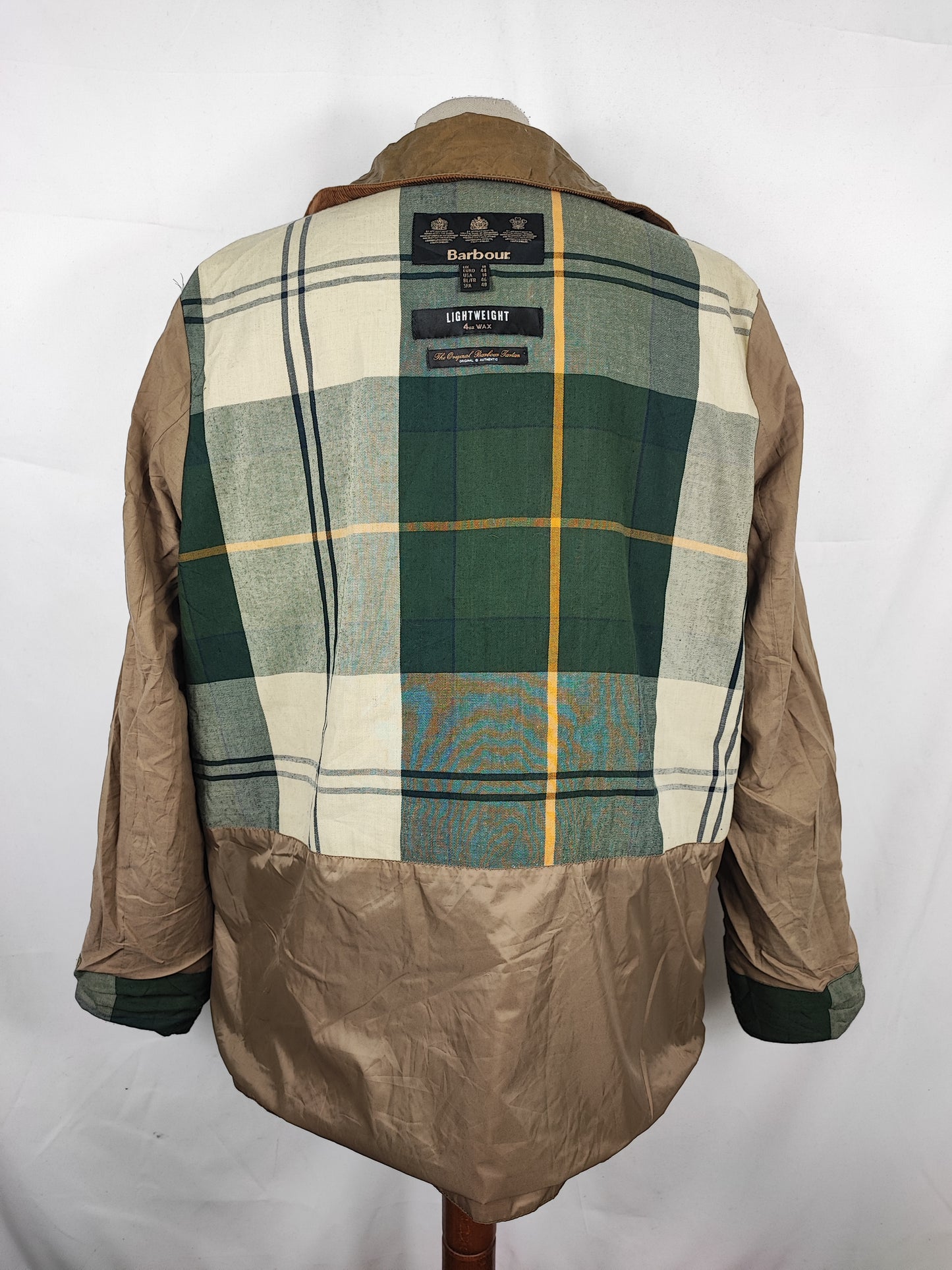 Giacca Barbour Unisex Beige Christie UK18 tg. 46/48 ita Sand Wax Christie jacket size uk18