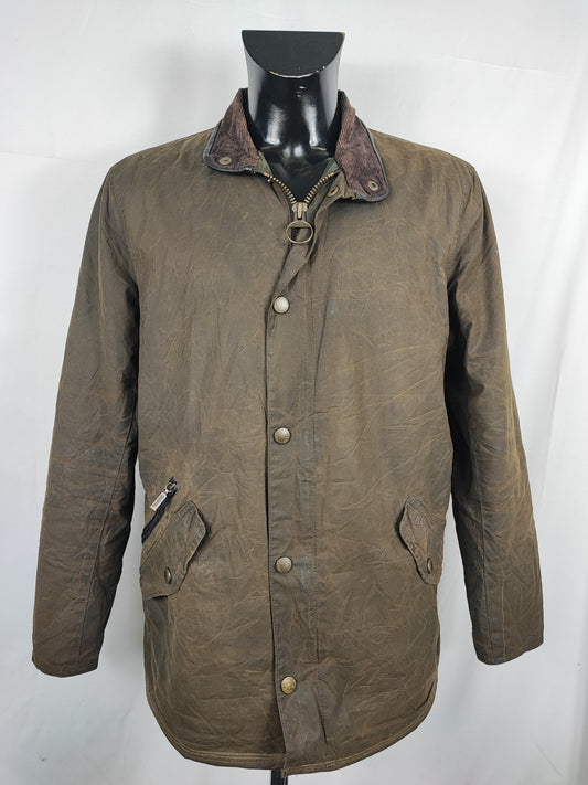 Giacca Barbour Verde oliva cerata Wax Prestbury Medium - Man Wax Olive jacket size M