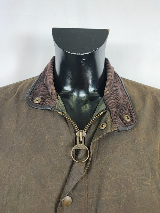 Giacca Barbour Verde oliva cerata Wax Prestbury Medium - Man Wax Olive jacket size M