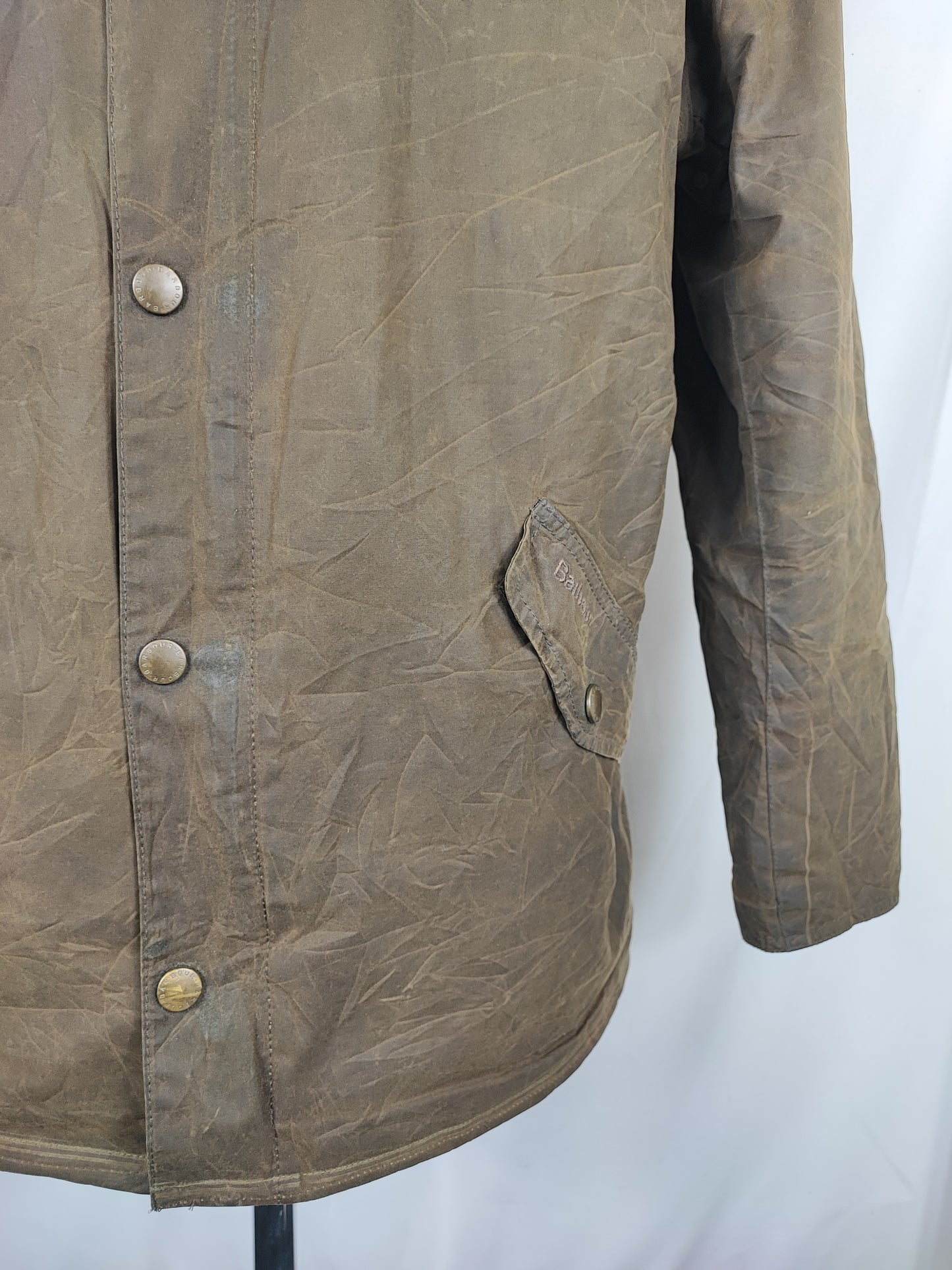 Giacca Barbour Verde oliva cerata Wax Prestbury Medium - Man Wax Olive jacket size M