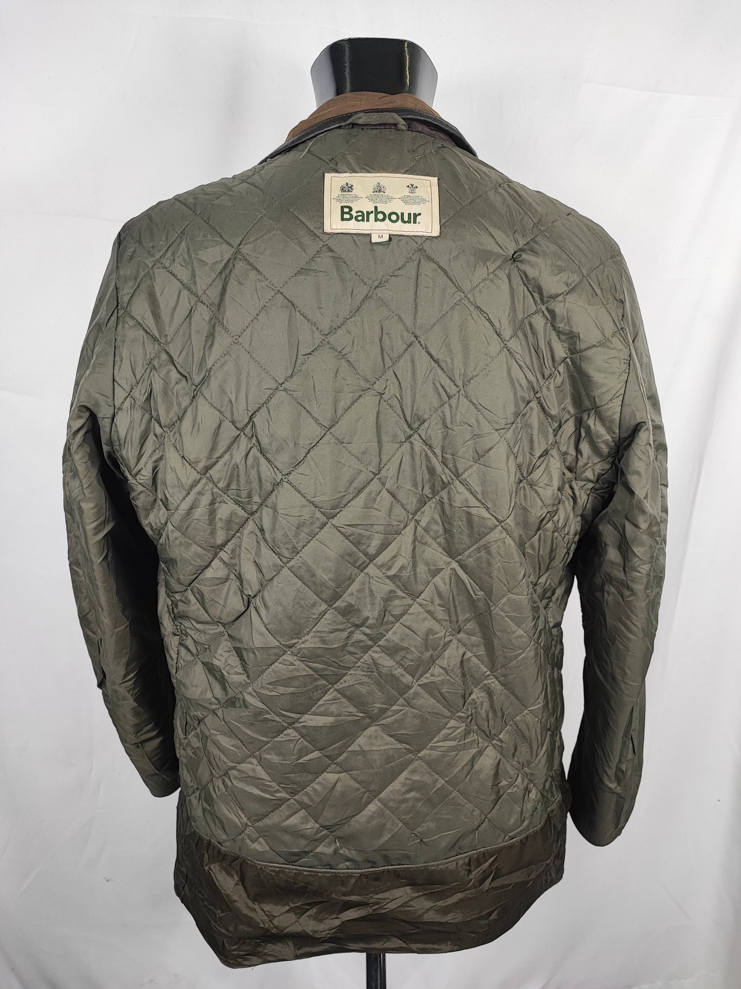 Giacca Barbour Verde oliva cerata Wax Prestbury Medium - Man Wax Olive jacket size M