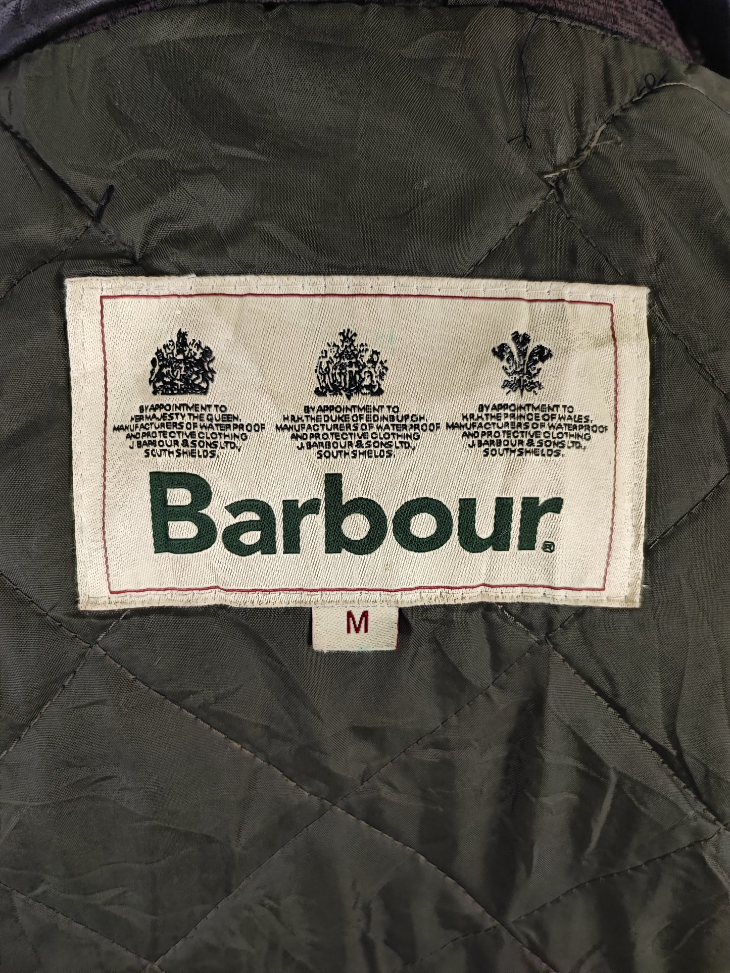 Giacca Barbour Verde oliva cerata Wax Prestbury Medium - Man Wax Olive jacket size M