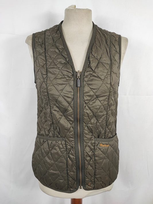 Gilet Barbour verde da donna UK10 Small - Barbour Betty Interactive Lady Liner uk10