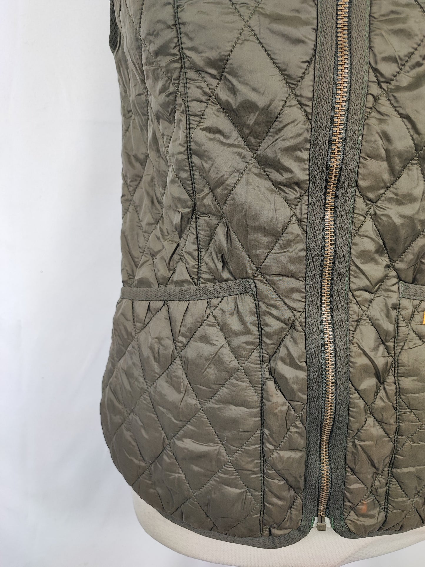 Gilet Barbour verde da donna UK10 Small - Barbour Betty Interactive Lady Liner uk10