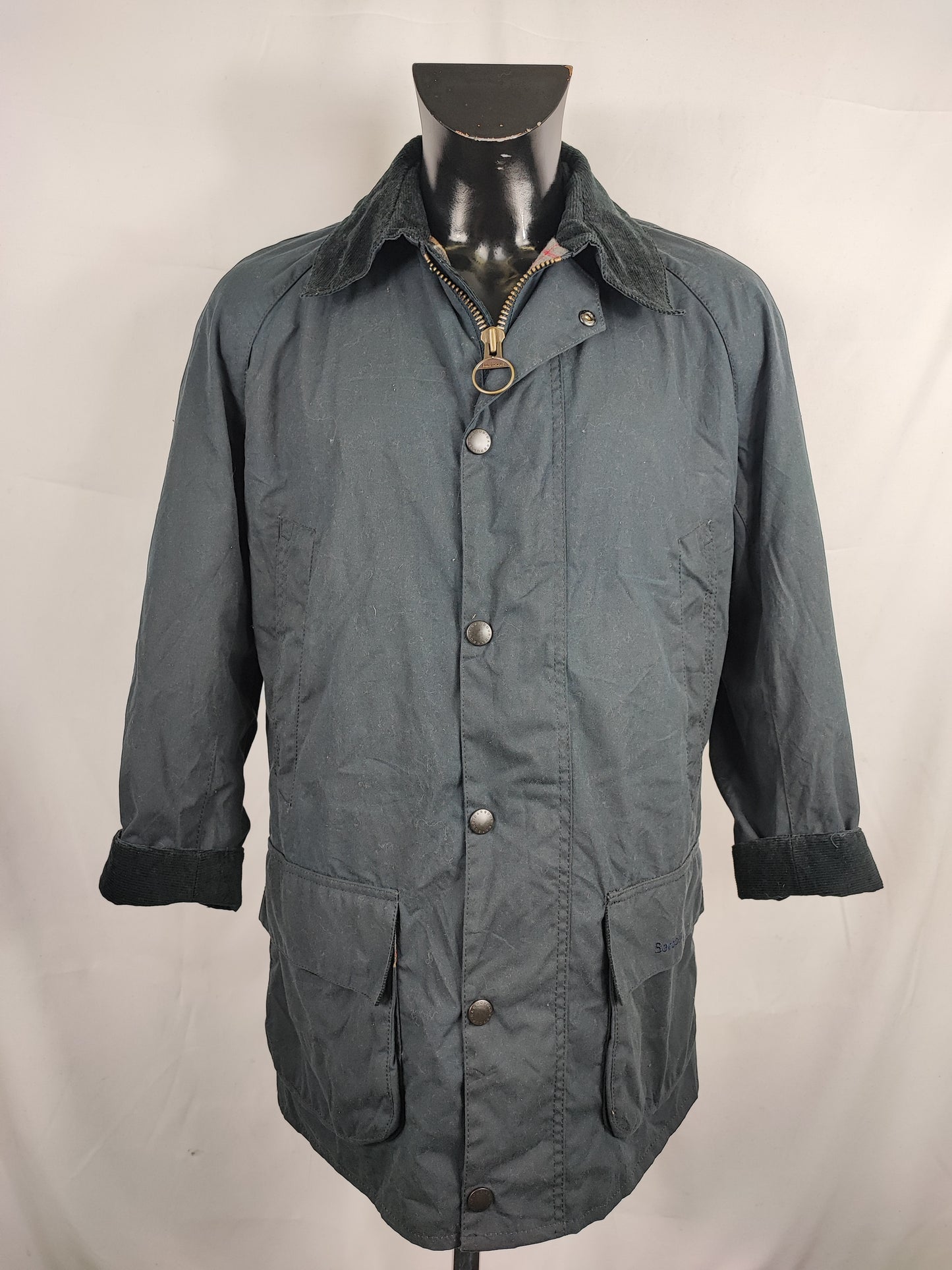 Giacca Barbour uomo cerato Bristol Blu Small- Man Navy Bristol wax Jacket size S