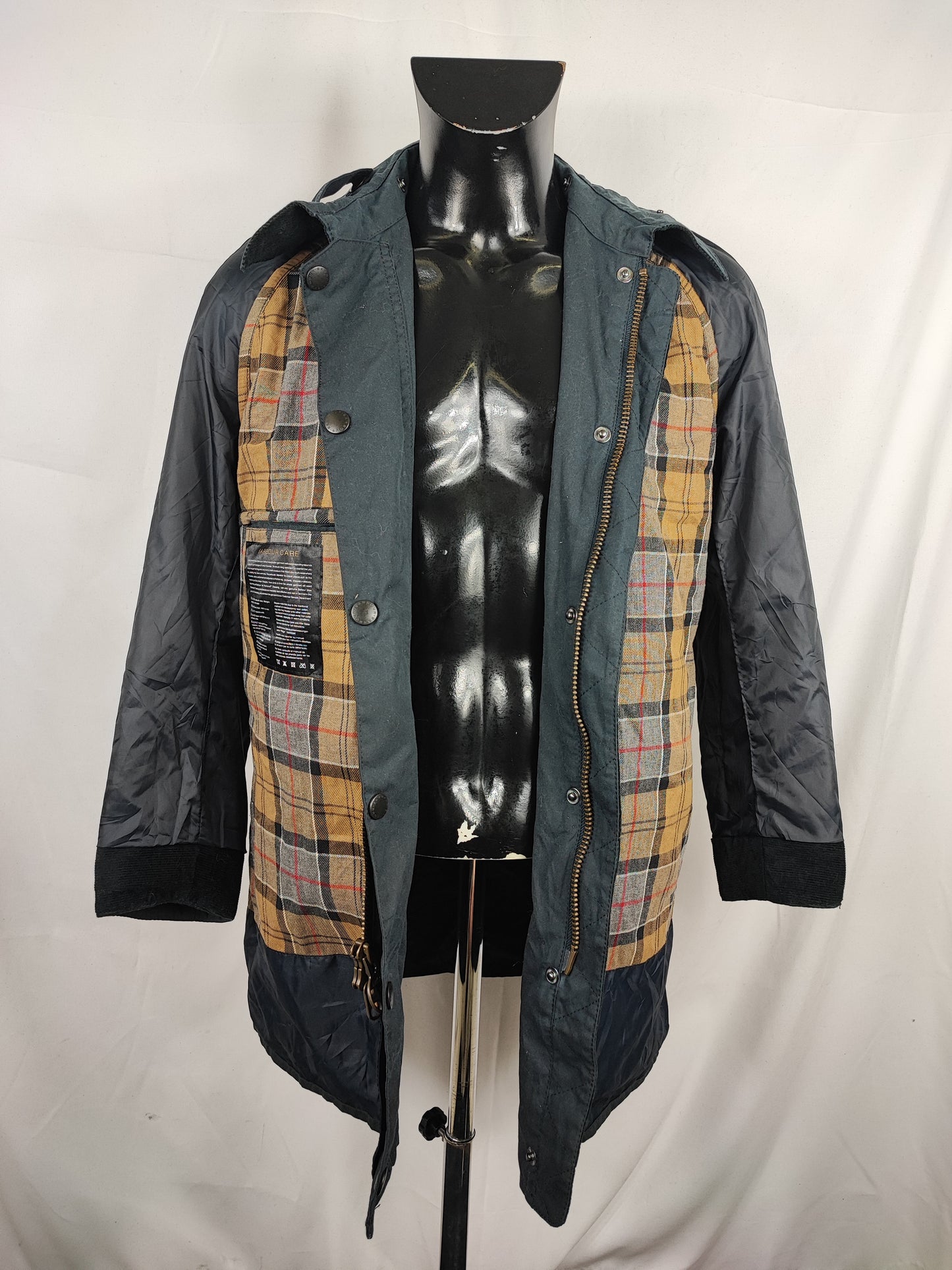 Giacca Barbour uomo cerato Bristol Blu Small- Man Navy Bristol wax Jacket size S