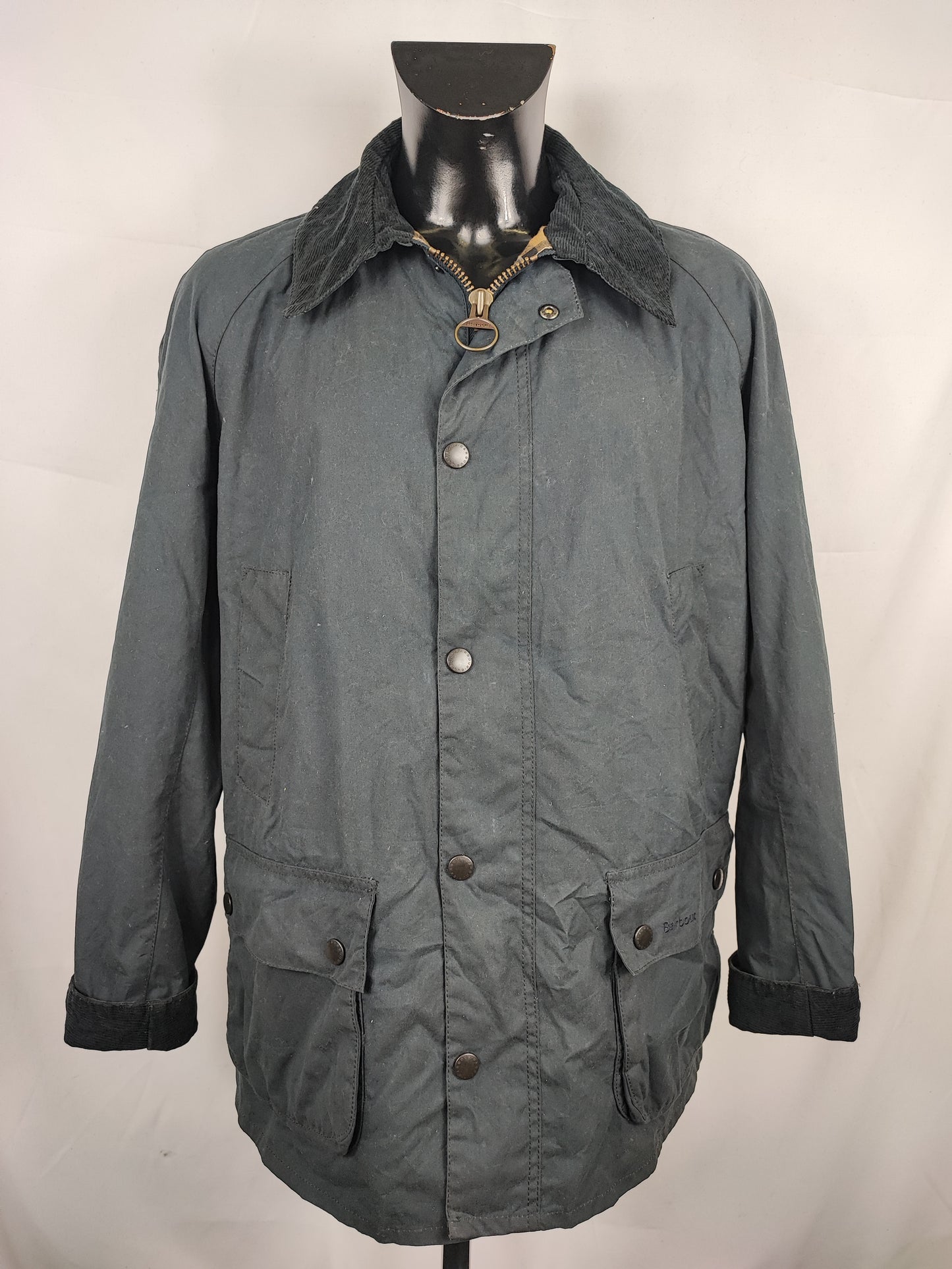 Giacca Barbour Blu Ashby Uomo XLarge- Man Blue Ashby Wax Jacket Size XLarge