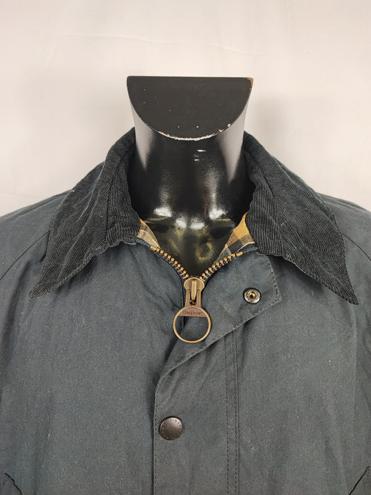 Giacca Barbour Blu Ashby Uomo XLarge- Man Blue Ashby Wax Jacket Size XLarge