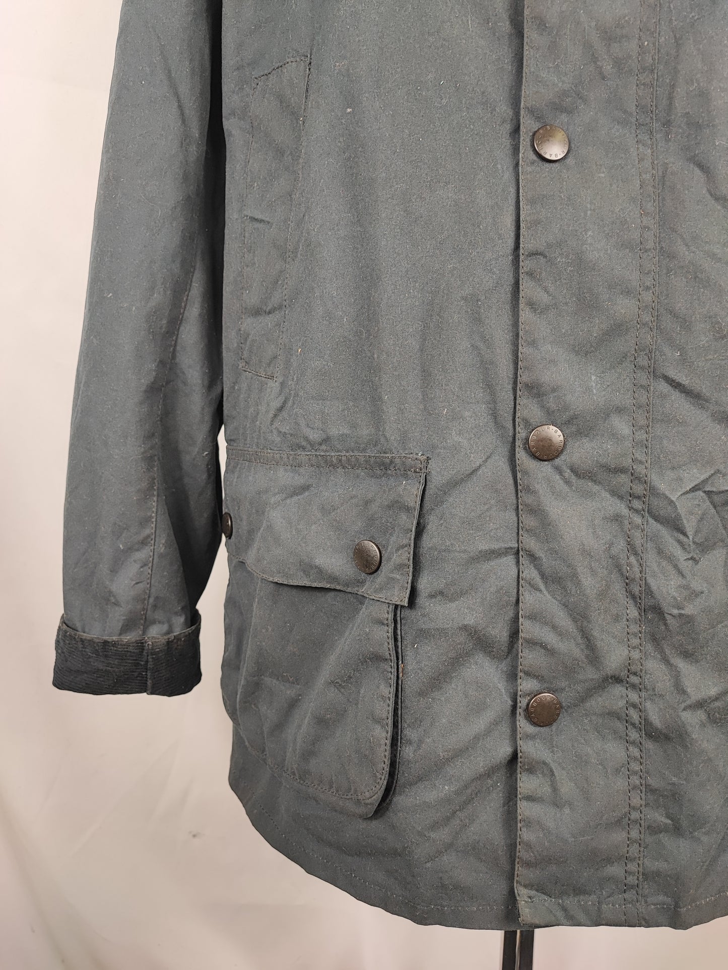 Giacca Barbour Blu Ashby Uomo XLarge- Man Blue Ashby Wax Jacket Size XLarge