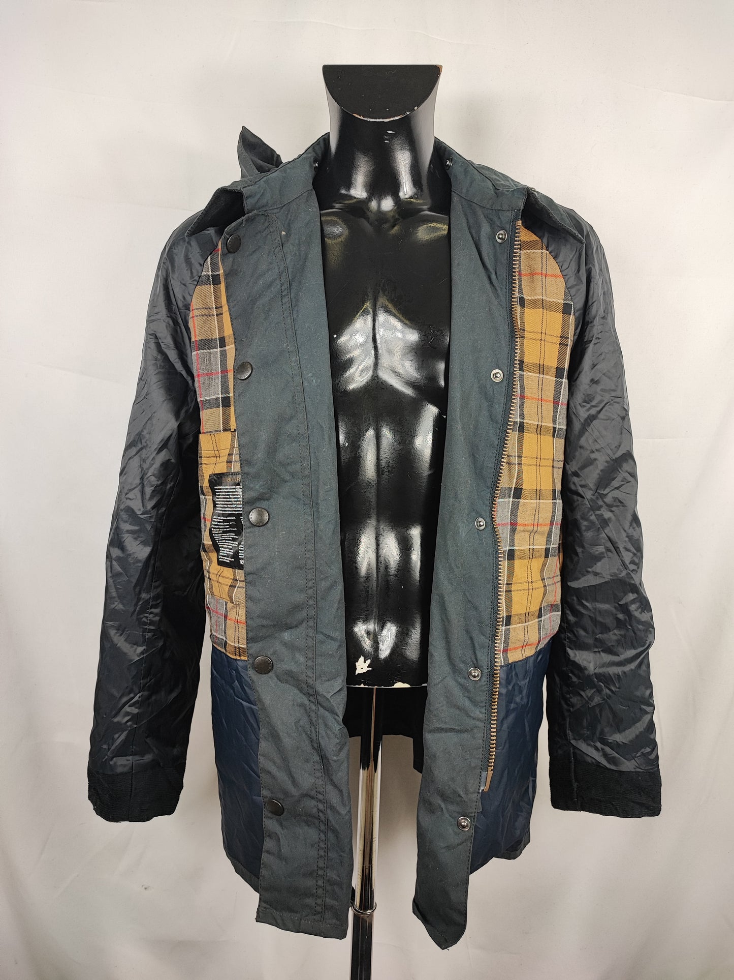 Giacca Barbour Blu Ashby Uomo XLarge- Man Blue Ashby Wax Jacket Size XLarge