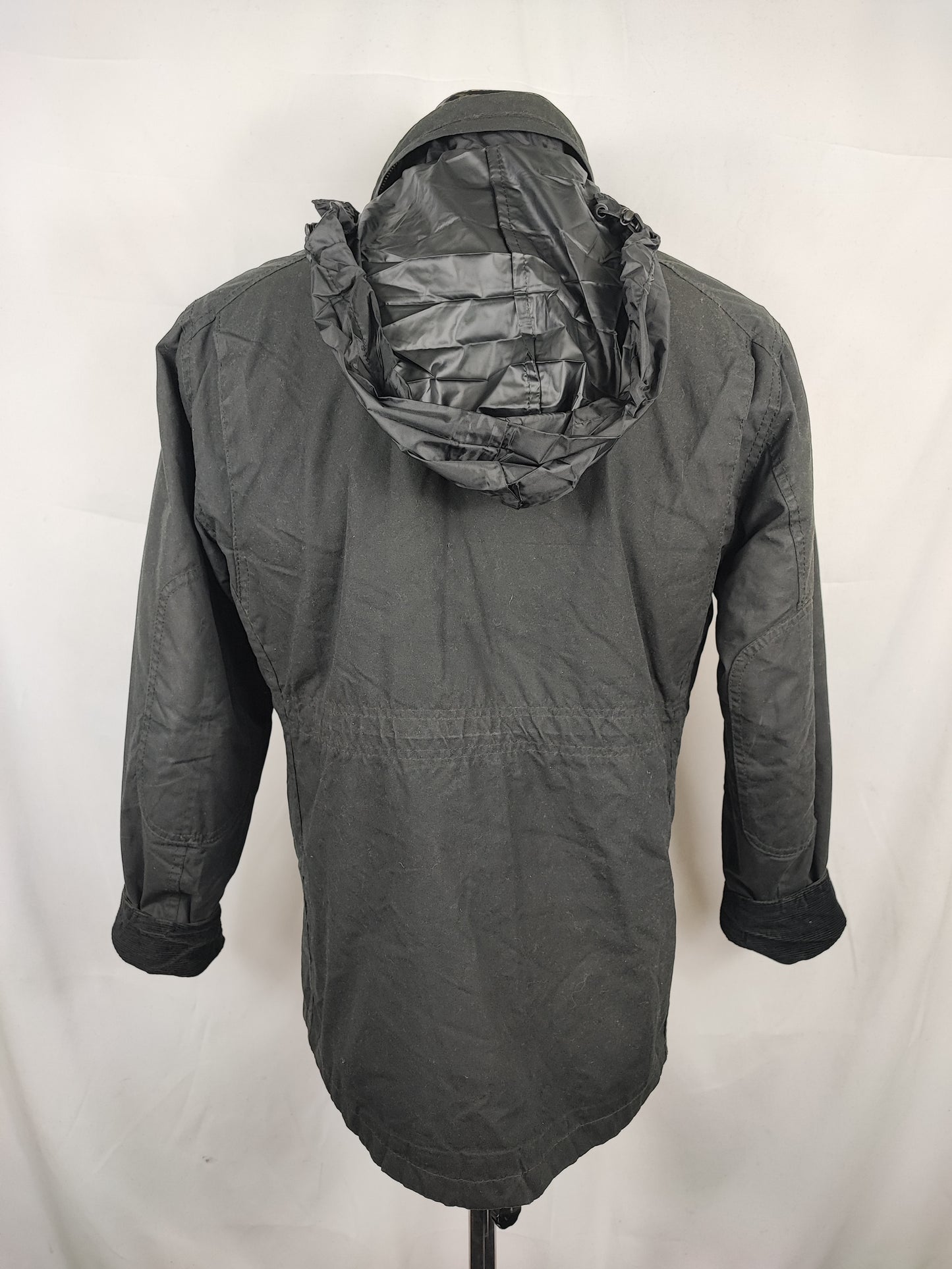 Barbour Giacca uomo nera Small Sapper Jacket Black Waxed Sapper Jacket Size S